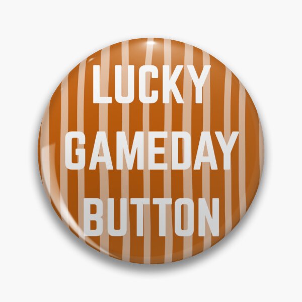 Item preview, Texas Football Gameday Pin Button designed and sold by Kickoff Buttons.