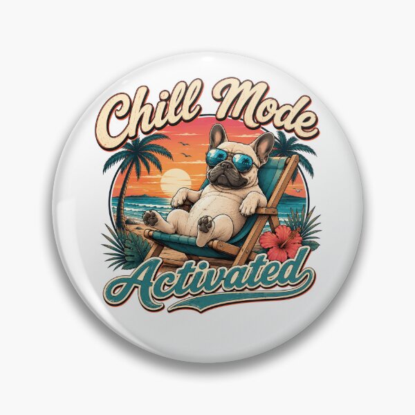 Item preview, Chill Mode French Bulldog Funny Summer Beach Gift designed and sold by the-dovlat.
