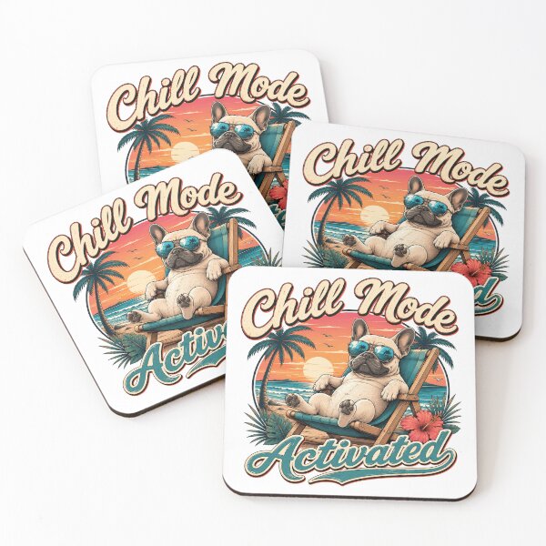 Item preview, Chill Mode French Bulldog Funny Summer Beach Gift designed and sold by the-dovlat.