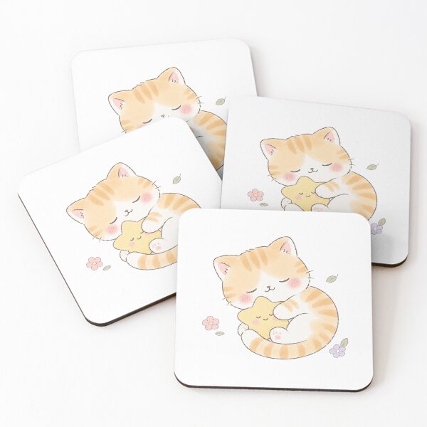 Item preview, Sleeping Orange Tabby Kitten designed and sold by Partoon-dp.