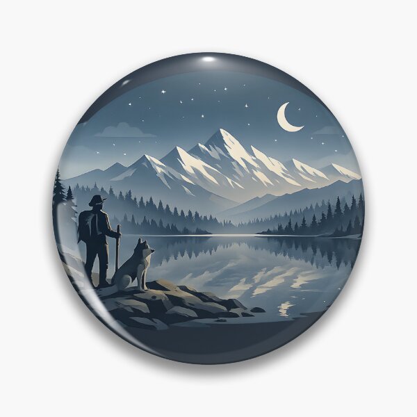 Item preview, Man and Dog Adventure Art designed and sold by Ambroa Stuff.