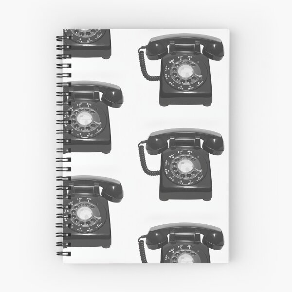 Item preview, Vintage Black Rotary Telephone Digital Art designed and sold by KaleChub.