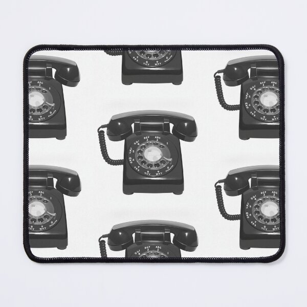 Item preview, Vintage Black Rotary Telephone Digital Art designed and sold by KaleChub.