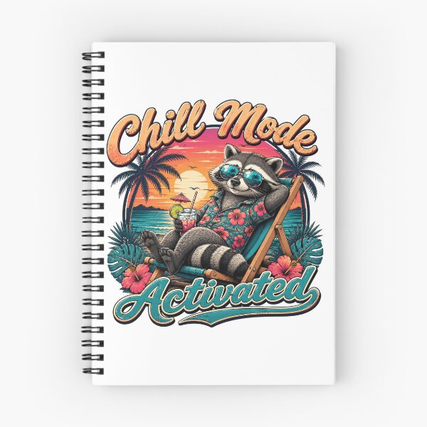 Item preview, Chill Mode Raccoon Funny Beach Cocktail Summer Gift designed and sold by the-dovlat.