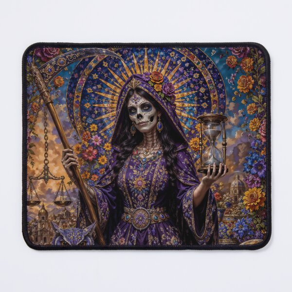 Item preview, The purple aspect of Santa Muerte designed and sold by AliceWhiteDF.