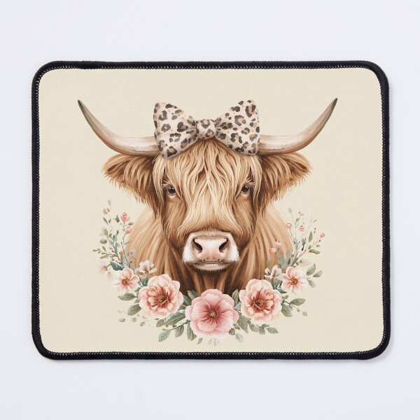 Item preview, COQUETTE HIGHLAND COW designed and sold by BKDIGITALSHOP.