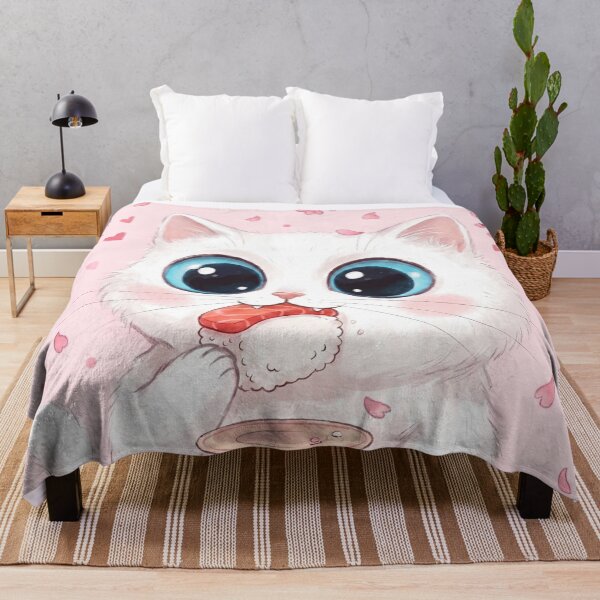 Item preview, Cozy Sushi Kitty designed and sold by LyssasMindArt.