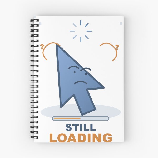 Item preview, Still Loading – Confused Computer Cursor designed and sold by FlamoArt.