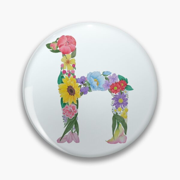 Item preview, Flower H designed and sold by KJAStudio.