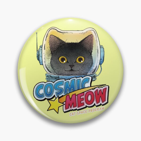 Item preview, COSMIC MEOW #03: Cat Space Program - Black Cat designed and sold by Neco Utyuu!.