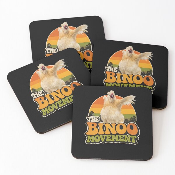 Item preview, The Binoo Movement Funny Chicken Vintage Retro Farm Humor designed and sold by PixlCrypt.