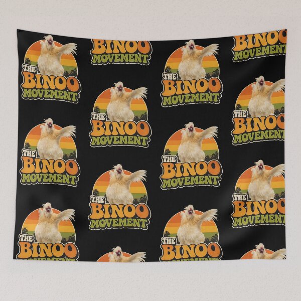 Item preview, The Binoo Movement Funny Chicken Vintage Retro Farm Humor designed and sold by PixlCrypt.