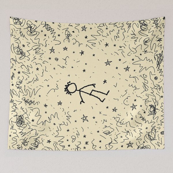 Item preview, Existing Is Exhausting — Funny Chaotic Doodle designed and sold by FrostyFrisby.