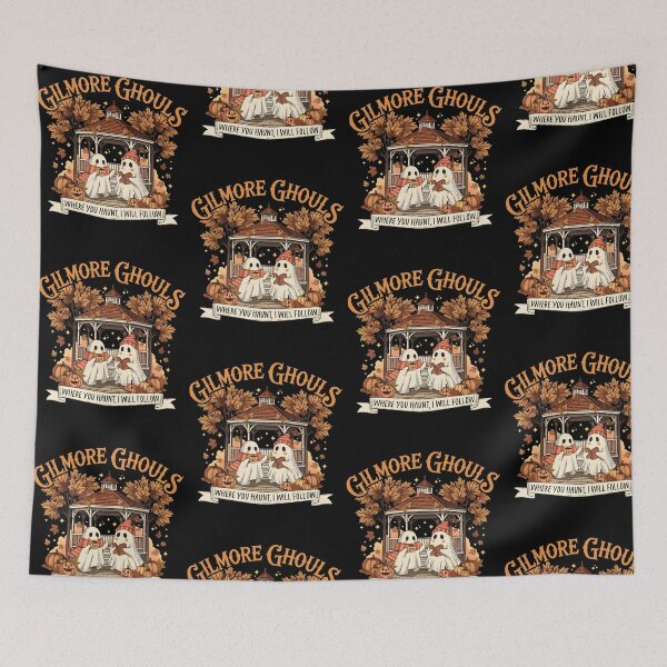 Item preview, Gilmore Ghouls Where You Haunt I Will Follow Ghost Halloween Fall designed and sold by PixlCrypt.