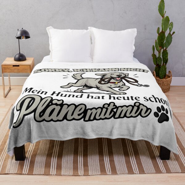 Item preview, Sorry, my dog has plans for me. designed and sold by Pommes im Bett.