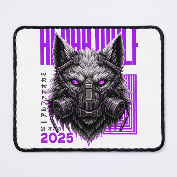 Item preview, Cyber Alpha Wolf designed and sold by Stickersdevelop.