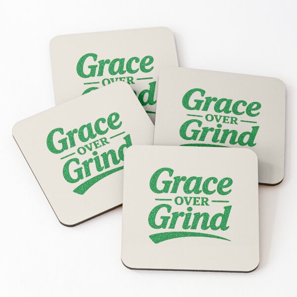 Item preview, Grace Over Grind Green Glitter Aesthetics designed and sold by TrinovaCreates.