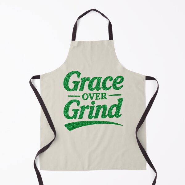 Item preview, Grace Over Grind Green Glitter Aesthetics designed and sold by TrinovaCreates.