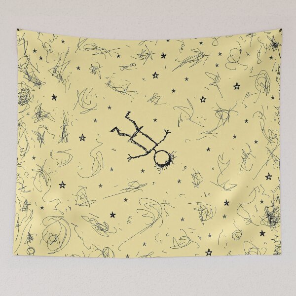 Item preview, Existing Is Exhausting — Funny Chaotic Doodle designed and sold by FrostyFrisby.