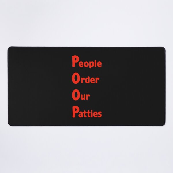 Item preview, P.O.O.P People Order Our Patties designed and sold by DibujandoPorfa.