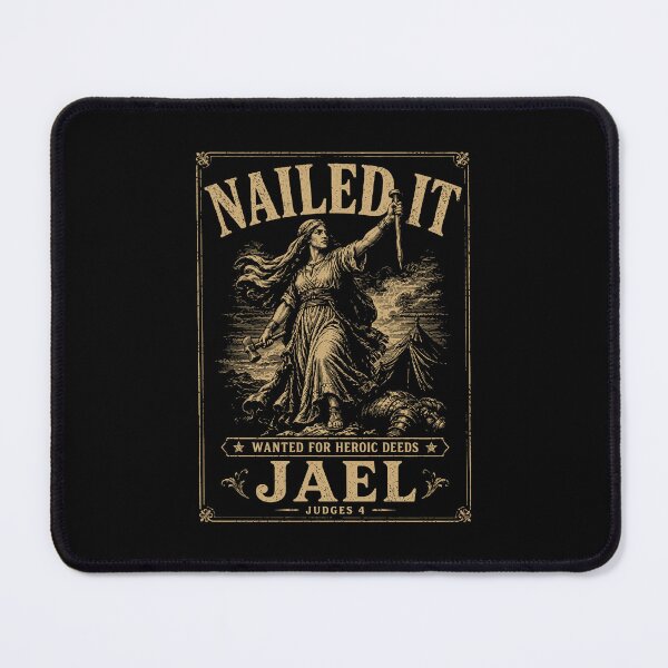 Item preview, Nailed It Wanted For Heroic Deeds Jael Judges 4 Christian Bible Verse designed and sold by PixlCrypt.