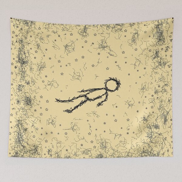 Item preview, Existing Is Exhausting — Funny Chaotic Doodle designed and sold by FrostyFrisby.