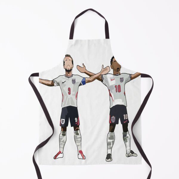 Item preview, England Football Duo Celebration Artwork | Minimalist Cartoon Sports Illustration | Fan Inspired Print designed and sold by PoloPrintsUK.