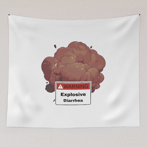 Item preview, Warning Explosive Diarrhea designed and sold by Solsunx.