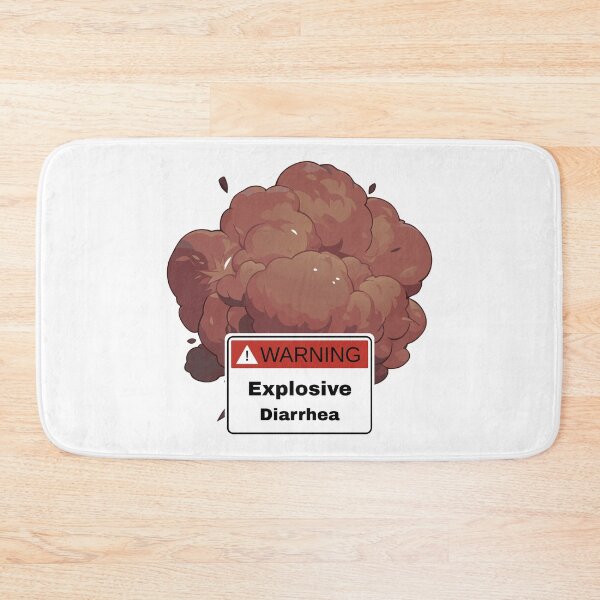 Item preview, Warning Explosive Diarrhea designed and sold by Solsunx.
