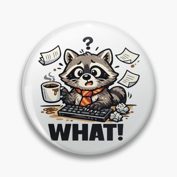 Item preview, Raccoon pretending to work designed and sold by 0Zeuz.