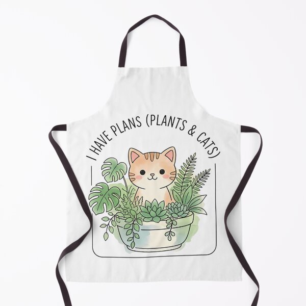 Item preview, Funny I Have Plans Plants & Cats Cute Tabby designed and sold by Lu7u.