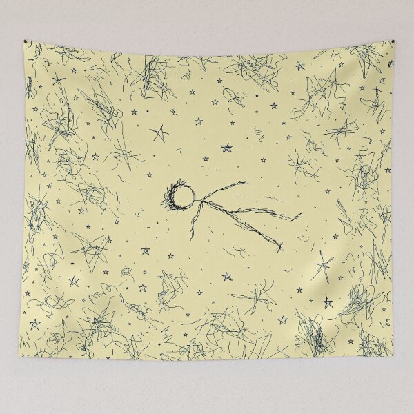 Item preview, Existing Is Exhausting — Funny Chaotic Doodle designed and sold by FrostyFrisby.