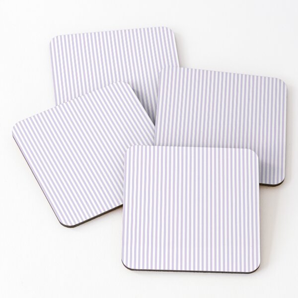 Item preview, Lavender and white vertical stripes designed and sold by Karf  ..