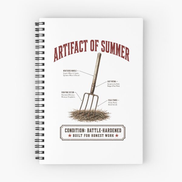 Item preview, Vintage Pitchfork T-Shirt | Artifact of Summer | Rustic Farm Tool Gift designed and sold by Mikoff04-arts.