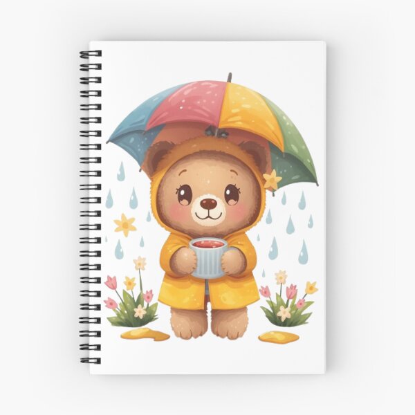 Item preview, Cozy Rainy Day Bear | Adorable Kawaii Tea Lover Sticker designed and sold by Stylestickers55.