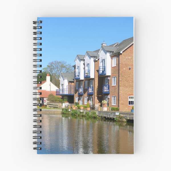 Item preview, Bridge Wharf Weybridge Photography Print – Surrey Riverside Apartments designed and sold by ThatSurreyLife.