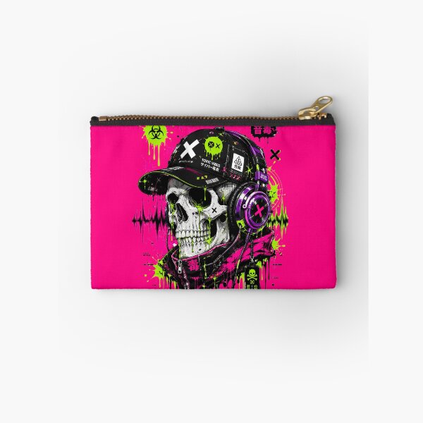 Item preview, Toxic Vibes - Cyberpunk Skull Techwear Aesthetic designed and sold by ChrisDuyen19.