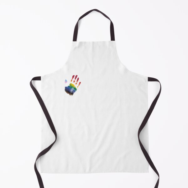 Item preview, Progress Pride Handprint designed and sold by Comet and Crafts.