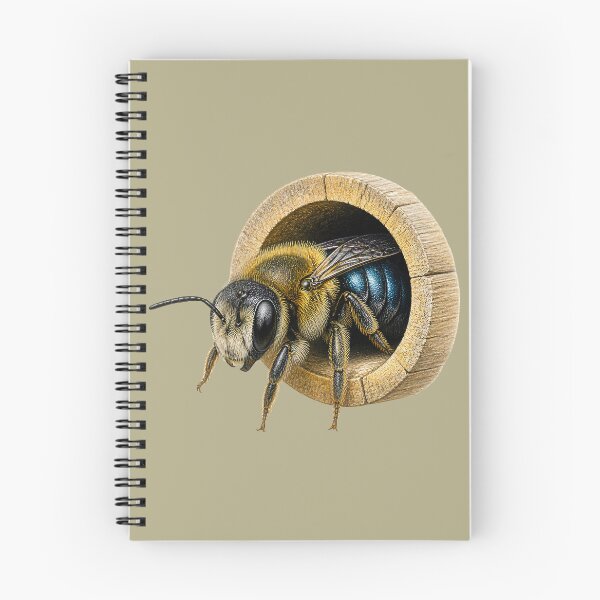 Item preview, Mason Bee Emerging From Nest Tube | Natural History Study designed and sold by BloomStudio1.