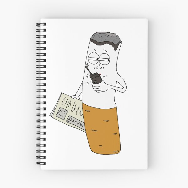 Item preview, Funny Smoking Cigarette Cartoon | Smoke Signal Meme Sticker designed and sold by MyxaART.