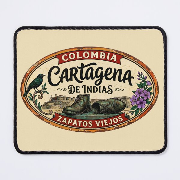 Item preview, Old Shoes Sticker — Hector Lombana Getsemaní Vintage Badge designed and sold by ColombianaShop.
