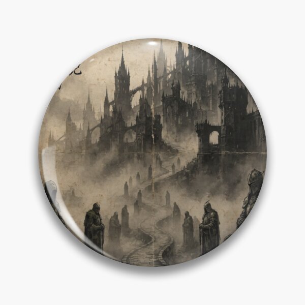 Item preview, The Mist-Veiled Path to the Lost City Sumi-e Ink Wash designed and sold by DuckOddity.