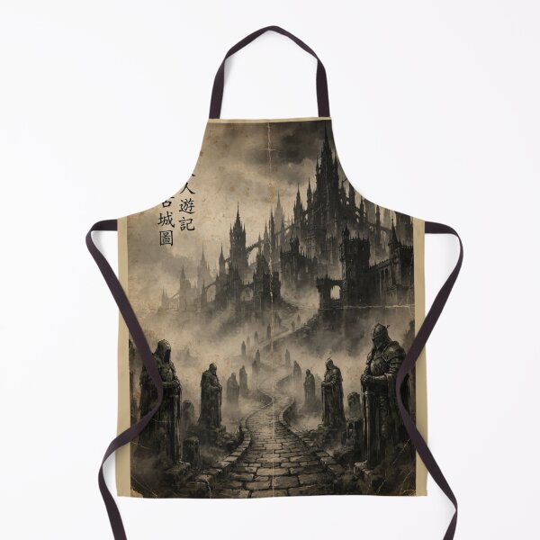 Item preview, The Mist-Veiled Path to the Lost City Sumi-e Ink Wash designed and sold by DuckOddity.