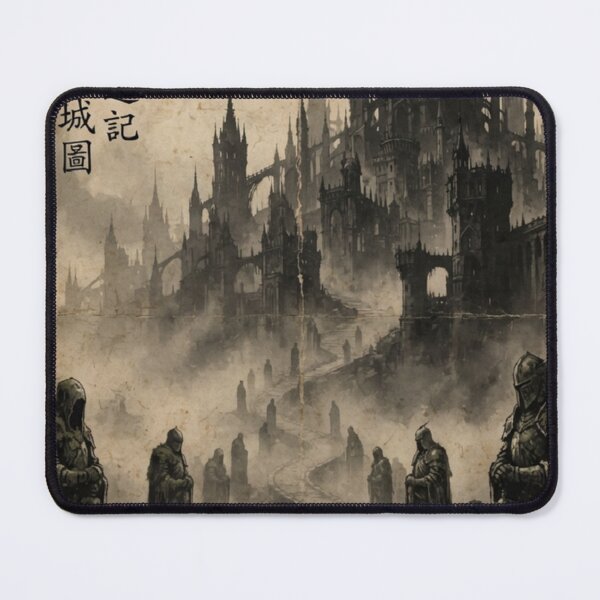 Item preview, The Mist-Veiled Path to the Lost City Sumi-e Ink Wash designed and sold by DuckOddity.
