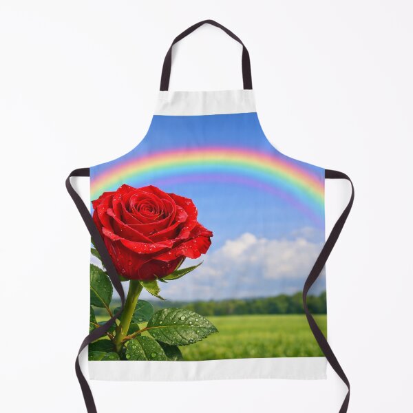 Item preview, a red rose and a rainbow designed and sold by karlosss.