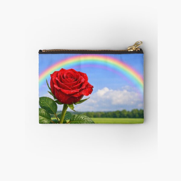 Item preview, a red rose and a rainbow designed and sold by karlosss.