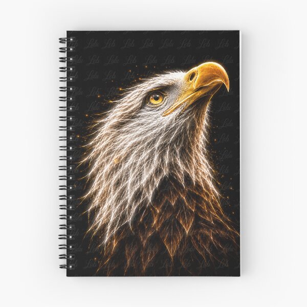 Item preview, Electric Eagle – Golden Majesty designed and sold by LuluLeb.