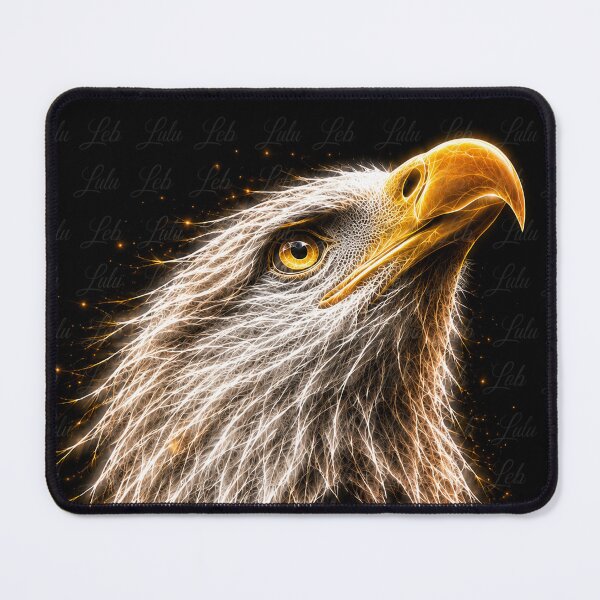 Item preview, Electric Eagle – Golden Majesty designed and sold by LuluLeb.