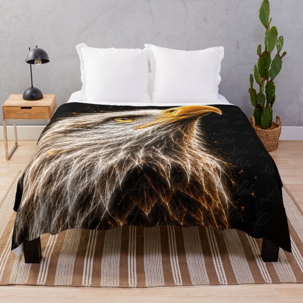 Item preview, Electric Eagle – Golden Majesty designed and sold by LuluLeb.