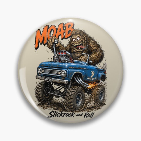 Item preview, Funny Moab UT Off Road Funny Bigfoot Monster Truck Design designed and sold by hobrath.